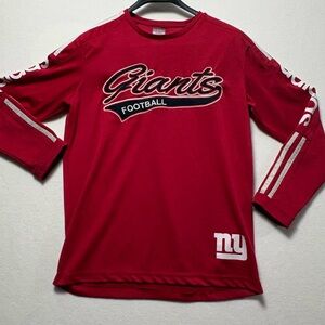 New York Giants Adidas Red Long Sleeve Shirt